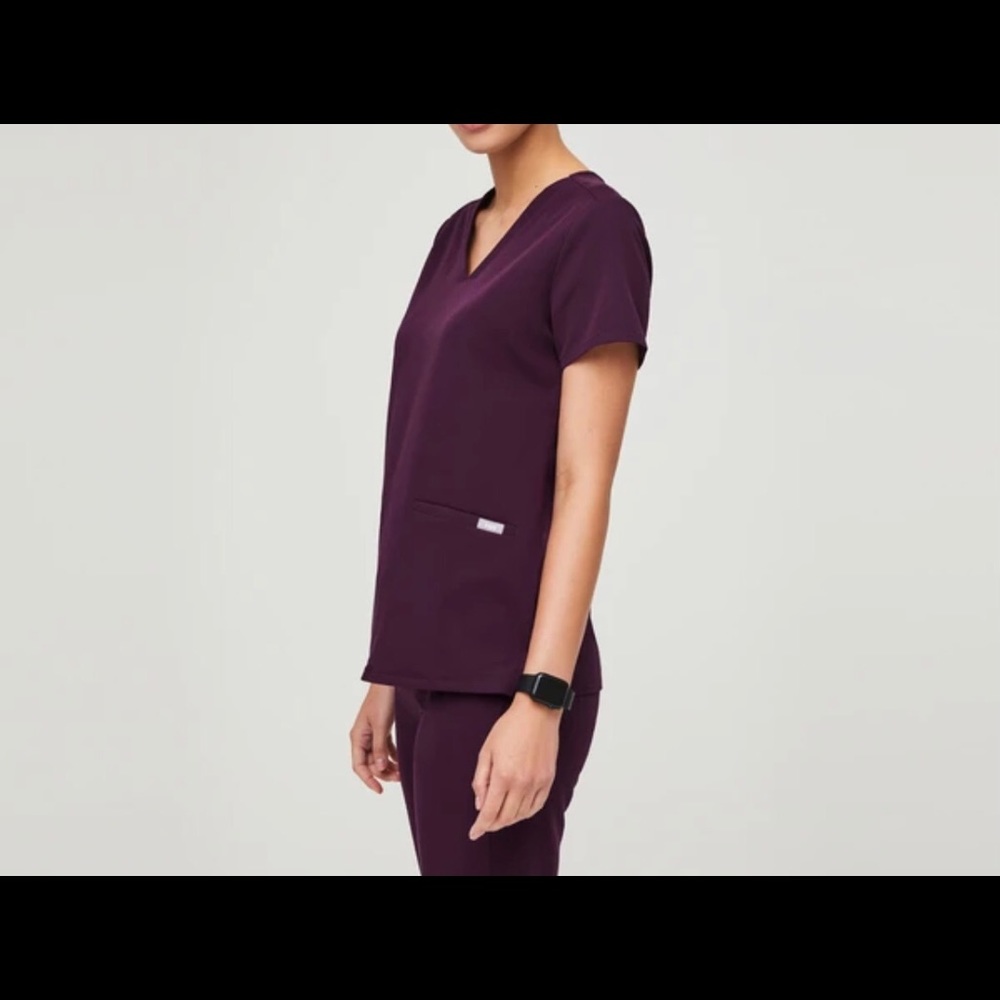 FIGS Deep Purple Limited Edition Casma Top